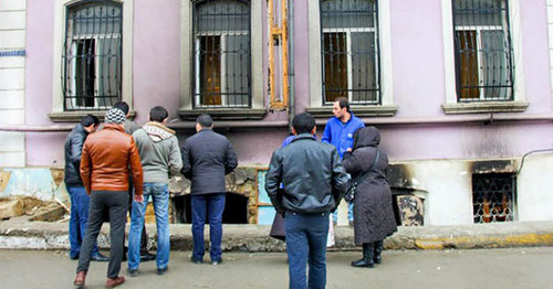 Headquarters of the Popular Front Party of Azerbaijan. Baku. Photo by Aziz Karimov for the "Caucasian Knot"