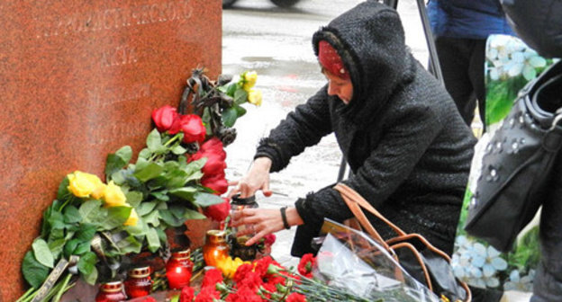 Mourning rally in memory of victims of terror acts in Volgograd. December 30, 2014. Photo by Tatyana Filimonova for the "Caucasian Knot"