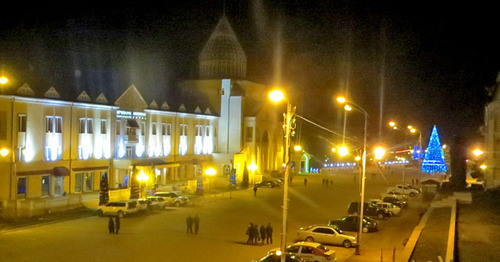 The Central Square in Stepanakert. Nagorno-Karabakh, December 28, 2014. Photo by Alvard Grigoryan for the "Caucasian Knot" 