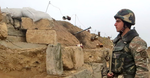 In the front line. Nagorno-Karabakh. December 31, 2014. Photo by Alvard Grigoryan for the "Caucasian Knot"