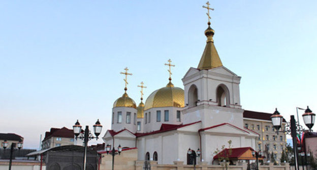 Church of Archangel Michael in Grozny. Photo by Magomed Magomedov for the ‘Caucasian Knot’. 