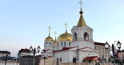 Church of Archangel Michael in Grozny. Photo by Magomed Magomedov for the ‘Caucasian Knot’. 