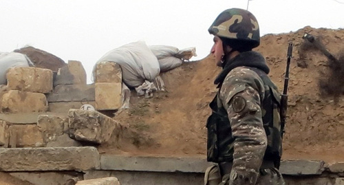 On the front line. Nagorno-Karabakh. Photo by Alvard Grigoryan for the "Caucasian Knot" 