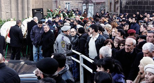 Funeral of Sergey Avetisyan, January 20, 2015. Photo by Narek Tumasyan for the ‘Caucasian Knot’. 