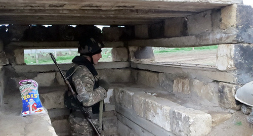 On the front line. Nagorno-Karabakh. Photo by Alvard Grigoryan for the "Caucasian Knot"