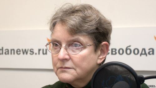 Svetlana Gannushkina, the Chair of the "Civil Assistance" Committee. Photo: RFE/RL, http://gdb.rferl.org/3AAEC8C3-9BAB-437A-9E30-4B429EE979D5_w748_r1_s.jpg