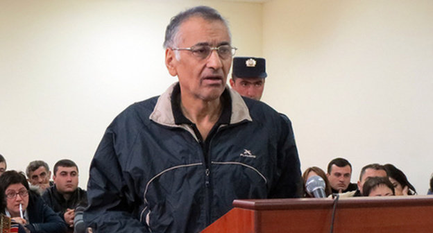 The defendant Dilkham Askerov. Stepanakert, Nagorno-Karabakh. October 28, 2014. Photo by Alvard Grigoryan for the "Caucasian Knot"