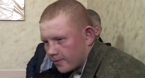 Valery Permyakov. Screenshot from the video of Permyakov’s interrogation,  http://www.youtube.com/watch?v=NnUcZwx-eYs