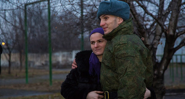 Seeing-off the recruits, December 2014, Ingushetia. Photo:  http://www.ingushetia.ru/photo/archives/021855.shtml