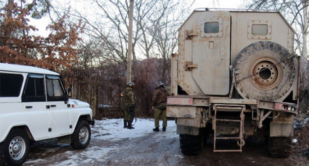 An anti-terrorist operation. Photo: http://nac.gov.ru/nakmessage/2015/01/20/v-kbr-neitralizovan-odioznyi-podryvnik-banditskogo-podpolya.html