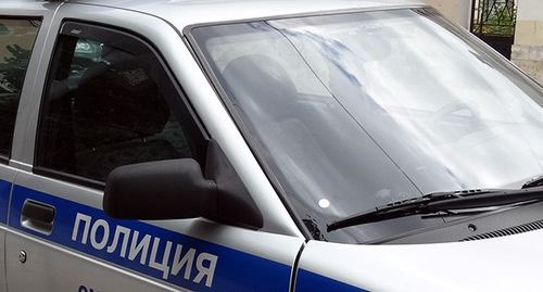 Police car. Photo by Nina Tumanova for the ‘Caucasian Knot’. 