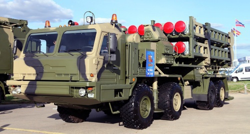 A Russian surface-to-air guided missile system "Vityaz". Photo by Vitaly Kuzmin, Wikipedia.org