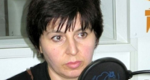 Ella Kesaeva, leader of the organization "Voice of Beslan". Photo: RFE/RL