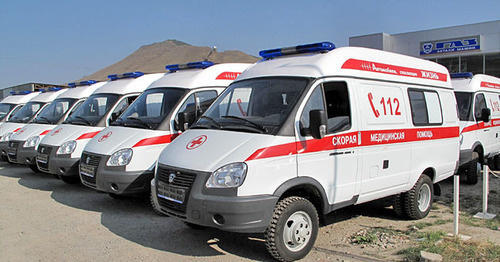 Ambulance cars. Photo http://www.riadagestan.ru/