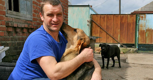 Pavel Alekhin, an owner of the shelter. Photo by Anna Gritsevich for the "Caucasian Knot"