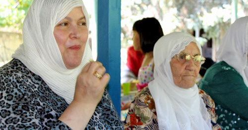 Repatriates from Syria. Photo by Lyudmila Maratova for the "Caucasian Knot"