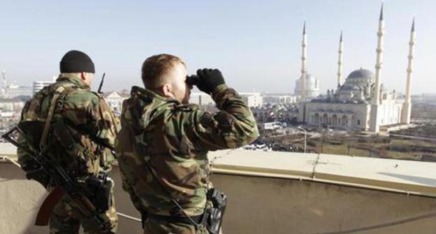 Law enforcers. Grozny, Chechnya. Photo: REUTERS/Eduard Korniyenko