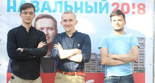 Picket by Alexei Navalny’s supporters in Sochi, September 29, 2017. Photo by Svetlana Kravchenko for the Caucasian Knot. 