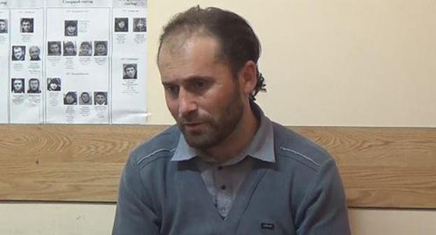 A native of Dagestan suspected of involvement in the terrorist organization "Islamic State" (IS) banned in Russia. Photo by the National Antiterrorist Committee