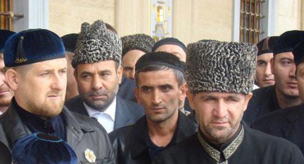 Ramzan Kadyrov (left). Photo: Juerg Vollmer https://ru.wikipedia.org