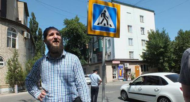 Journalist Idris Yusupov. Photo by Patimat Makhmudova for the Caucasian Knot. 