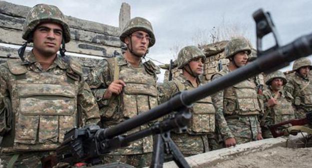 Contact line in Nagorno-Karabach. Photo: © Sputnik/ Ilya Pitalev, https://sputnik-georgia.ru/reviews/20160403/230935308/Nagornyj-Karabah-2016-Konflikt-mezhdu-Azerbajdzhanom-i-Armeniej.html