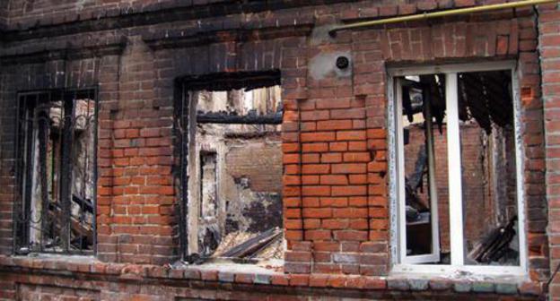 Aftermath of fire in Rostov-on-Don, August 21, 2017. Photo by Konstantin Volgin for the Caucasian Knot. 