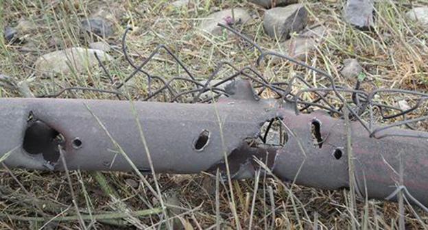 Traces of shelling. Nagorno-Karabakh. Photo by Alvard Grigoryan for the "Caucasian Knot"