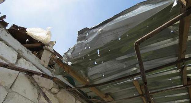 Traces of shelling. Nagorno-Karabakh. Photo by Alvard Grigoryan for the "Caucasian Knot"