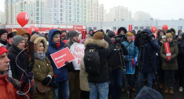 Navalny supporters hold rally in Rostov-on-Don, January 28, 2018. Photo by Valery Lyugaev for the Caucasian Knot. 