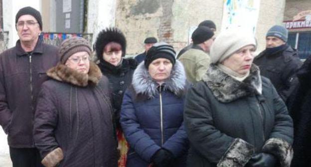 Rally by Gukovo miners, February 2018. Photo by Vyacheslav Prudnikov for the Caucasian Knot. 