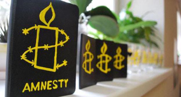 Logo of Amnesty International. Photo: Diana Ralleanu (RFE/RL)