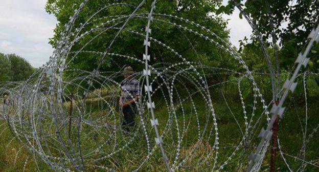 Georgia-South Ossetia border. Photo: press service of Ministry of Foreign Affairs of Georgia.  