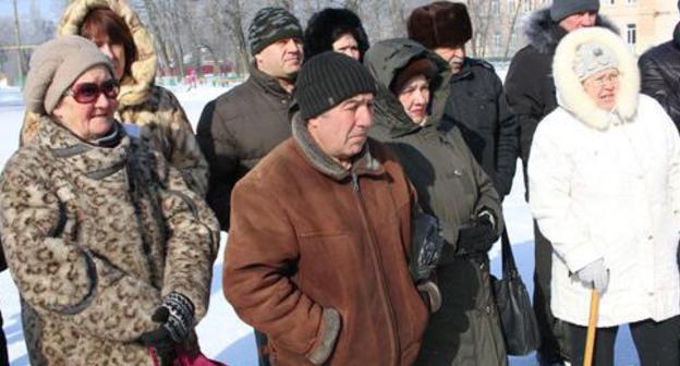 Miners' picket in Gukovo, February 26, 2018. Photo by Vyacheslav Prudnikov for the Caucasian Knot. 