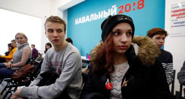 Trainings for observers at Navalny's office. Photo: REUTERS/Maxim Shemetov