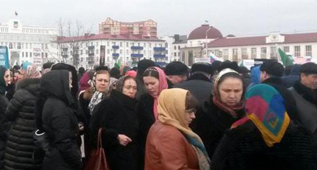 Grozny residents. Photo by Nikolai Petrov for the Caucasian Knot. 