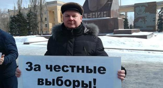 Andrei Shevchenko, secretary of the CPRF's Volgograd Regional Committee, Volgograd, March 20, 2018. Photo by Tatiana Filimonova for the Caucasian Knot. 