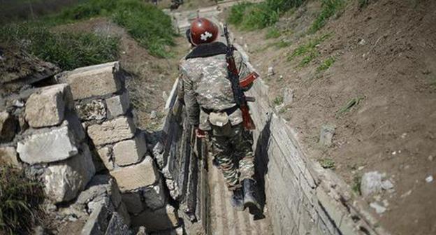 On the contact line in Nagorno-Karabakh. Photo: REUTERS/Staff