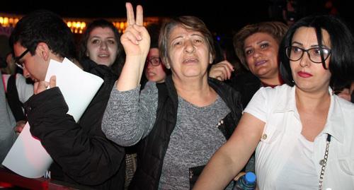 Supporters of Nikol Pashinyan at rally on May 7, 2018. Photo by Tigran Petrosyan for the Caucasian Knot.