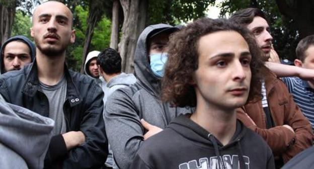 Participants of the protest action in Tbilisi. May 13, 2018. Photo by Inna Kukudjanova for the "Caucasian Knot"