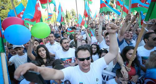 Opposition rally in Baku, May 28, 2018. Photo by Aziz Karimov for the Caucasian Knot