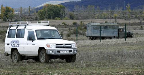 Border of South Ossetia and Georgia. Photo: REUTERS/David Mdzinarishvili