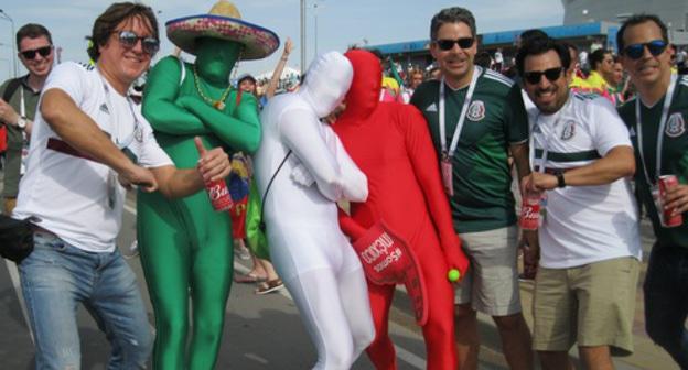 Football fans on the day of South Korea-Mexico match, Rostov-on-Don, June 23, 2018. Photo by Konstantin Volgin for the Caucasian Knot.