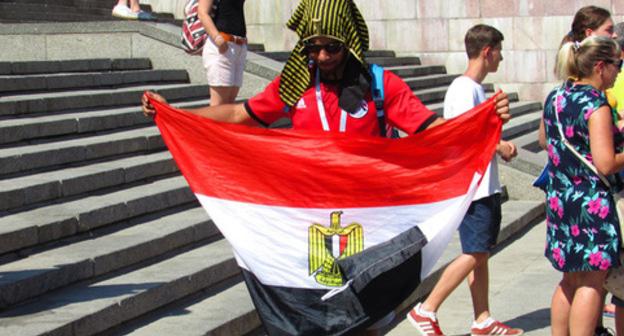 An Egyptian football fan. Volgograd, June 25, 2018. Photo by Vyacheslav Yaschenko for the "Caucasian Knot"