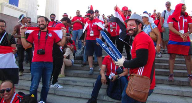 Football fans from Egypt in Volgograd. June 25, 2018. Photo by Vyacheslav Yaschenko for the "Caucasian Knot"