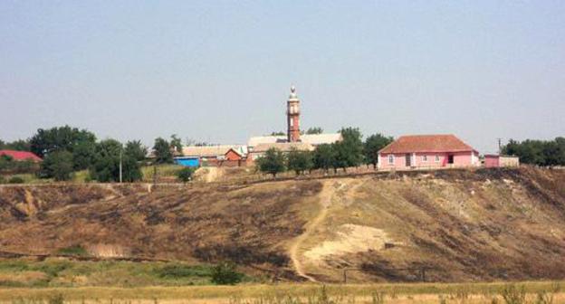 Plievo village, Ingushetia. Photo: http://images.esosedi.org/plievskiy_tsentralnyiy_mechet/84260979/index.html#lat=43277941&lng=44842466&z=15&mt=1&v=1