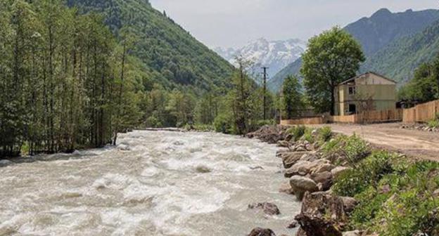 The Nenskra River. Photo: http://energy.gov.ge/ https://sputnik-georgia.ru/economy/20151231/229651001.html