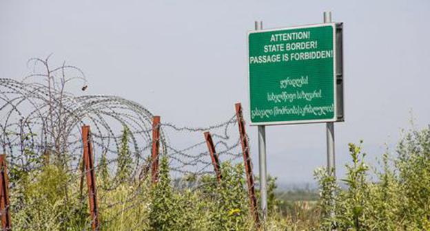 The Georgian-South-Ossetian border. Photo © Sputnik / Natalya Ayriyan https://sputnik-ossetia.ru/South_Ossetia/20171219/5507957.html