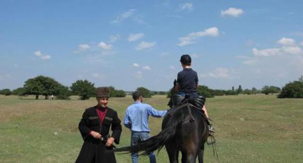 The educational project "Under the Tree". Kabardino-Balkaria. Photo by Lydia Zhigunova for the "Caucasian Knot"