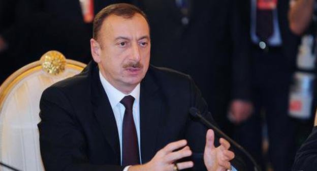 Ilham Aliev. Photo is provided by the press service of Azerbaijani President